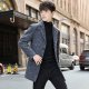 Woolen Coat Men's Woolen Coat Mid Length Handsome Casual Top