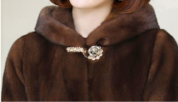 Ladies Winter Mink Coat Fur Coat