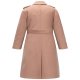 Women's Cashmere Coat Long Side Slit Woolen Coat