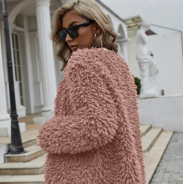 Faux fur coat