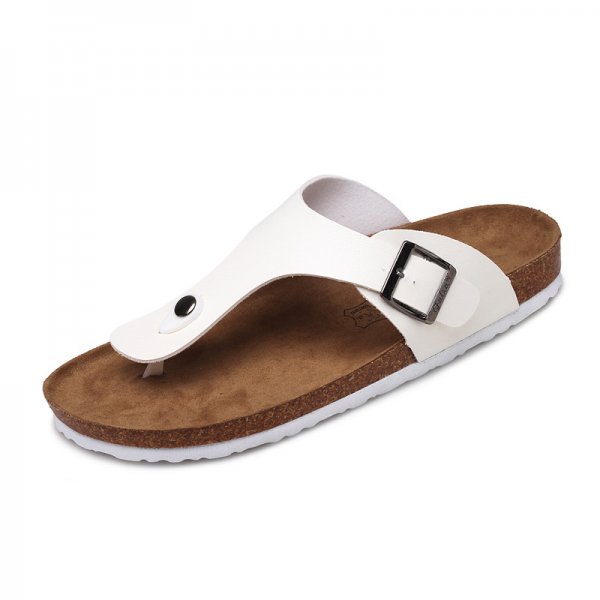 Slippers Summer Flip-Flops Beach Shoes Couples Cork Leisure Flip Flops